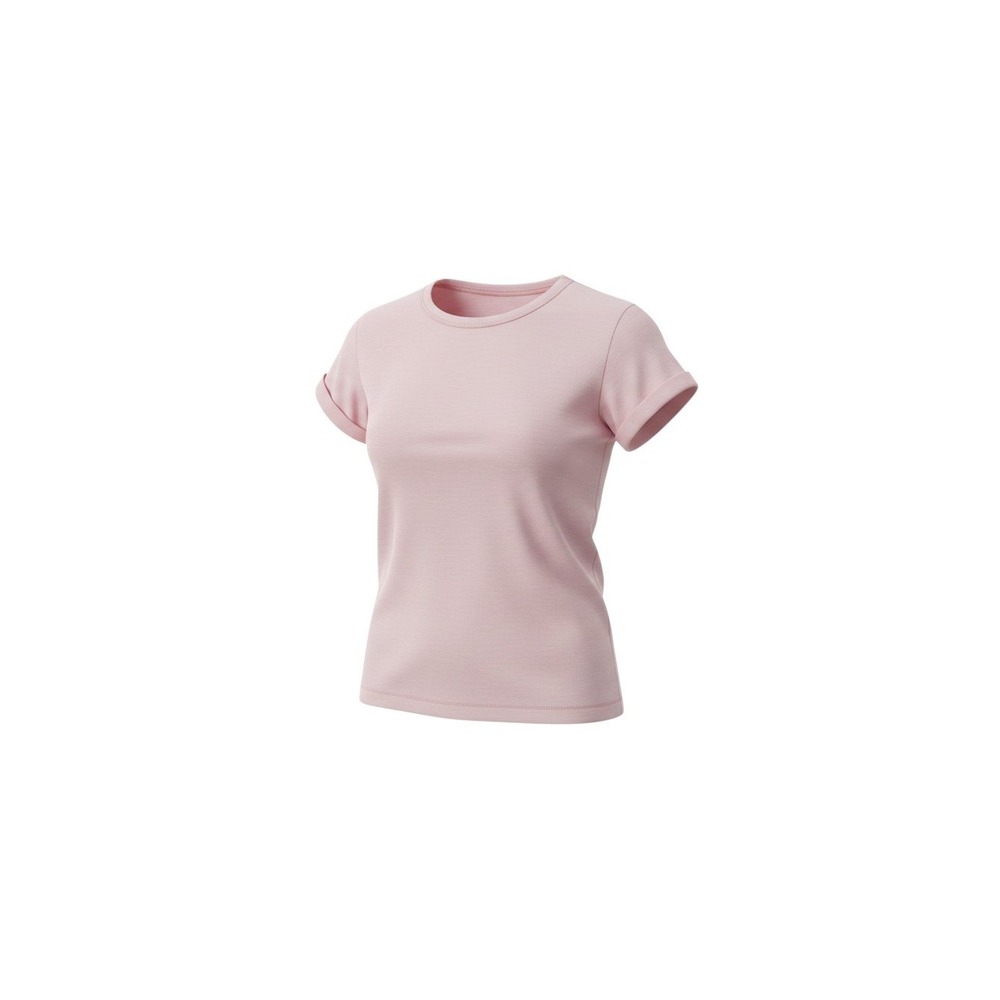 American Eagle T-Shirt Womens Small Pink Soft & Sexy Short Sleeve Rolled Cuff